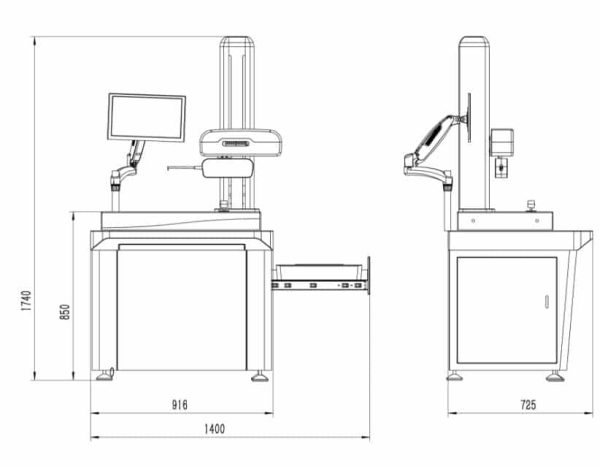 MRC-100-150-200 Roughness and Contour Measuring Instrument