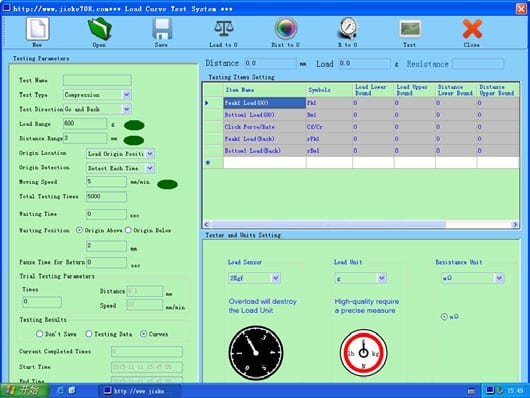MS-1305R Automatic Load Displacement Curve Tester